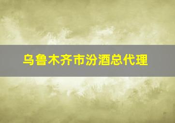 乌鲁木齐市汾酒总代理