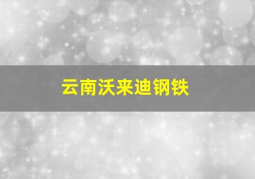 云南沃来迪钢铁