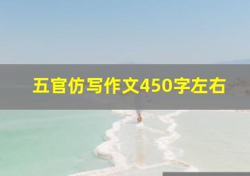 五官仿写作文450字左右