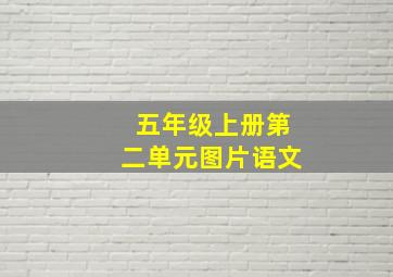 五年级上册第二单元图片语文