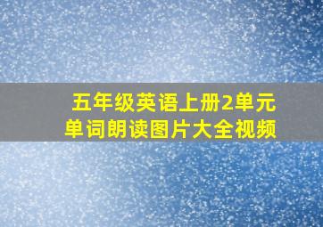 五年级英语上册2单元单词朗读图片大全视频