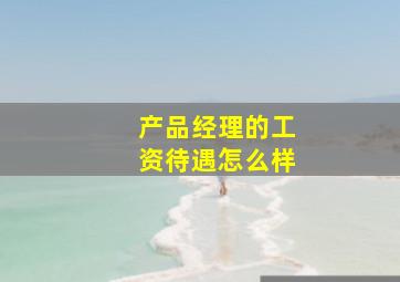 产品经理的工资待遇怎么样