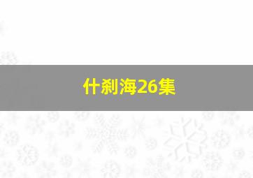 什刹海26集