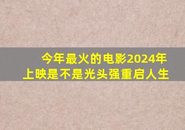 今年最火的电影2024年上映是不是光头强重启人生