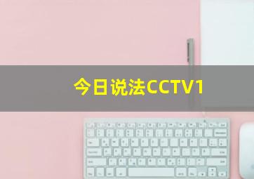 今日说法CCTV1