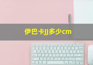 伊巴卡JJ多少cm