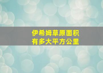 伊希姆草原面积有多大平方公里