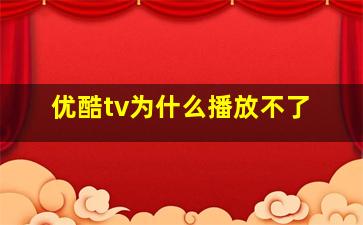 优酷tv为什么播放不了