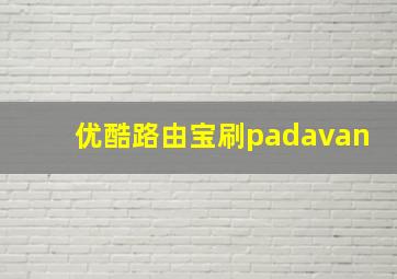 优酷路由宝刷padavan