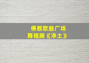 佛教歌曲广场舞视频《净土》