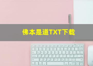 佛本是道TXT下载