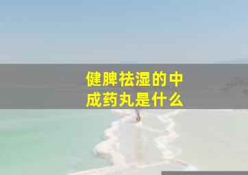 健脾祛湿的中成药丸是什么