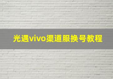 光遇vivo渠道服换号教程