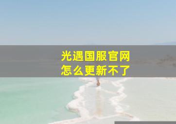 光遇国服官网怎么更新不了