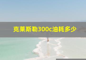 克莱斯勒300c油耗多少