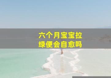 六个月宝宝拉绿便会自愈吗