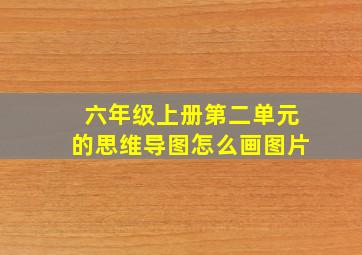 六年级上册第二单元的思维导图怎么画图片