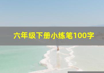 六年级下册小练笔100字