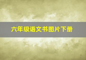 六年级语文书图片下册