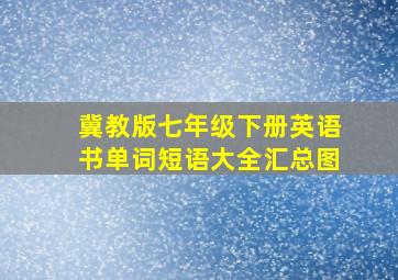 冀教版七年级下册英语书单词短语大全汇总图