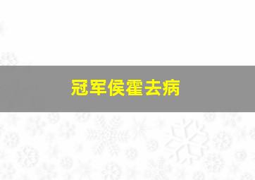 冠军侯霍去病