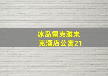 冰岛雷克雅未克酒店公寓21