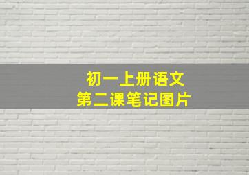 初一上册语文第二课笔记图片