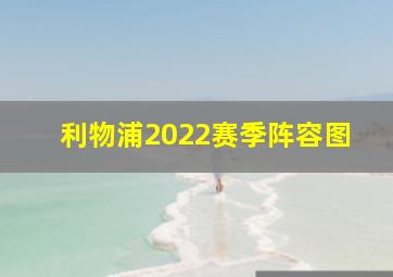 利物浦2022赛季阵容图