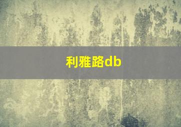 利雅路db