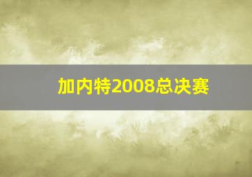 加内特2008总决赛