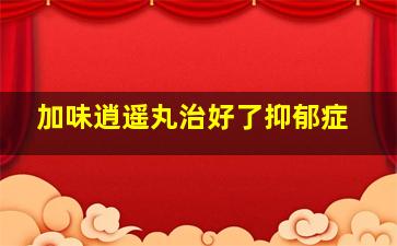 加味逍遥丸治好了抑郁症