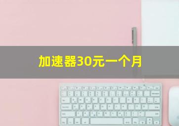 加速器30元一个月