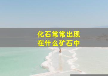 化石常常出现在什么矿石中