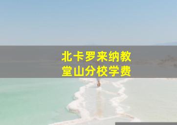 北卡罗来纳教堂山分校学费