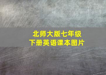 北师大版七年级下册英语课本图片