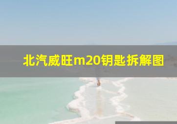 北汽威旺m20钥匙拆解图