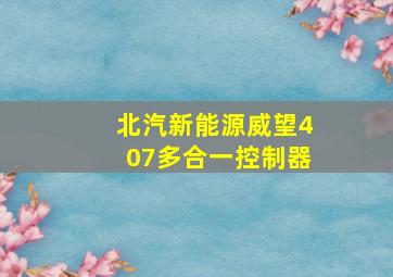 北汽新能源威望407多合一控制器