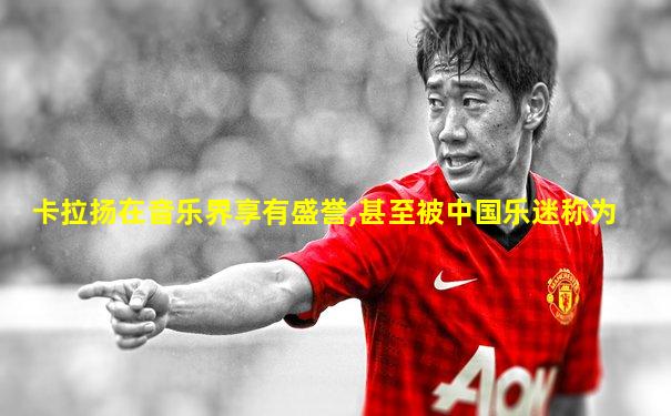 卡拉扬在音乐界享有盛誉,甚至被中国乐迷称为