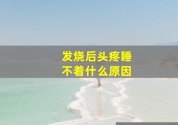 发烧后头疼睡不着什么原因