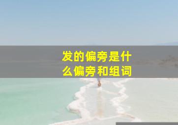 发的偏旁是什么偏旁和组词