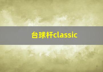 台球杆classic