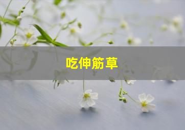 吃伸筋草