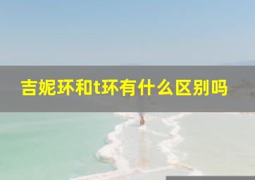 吉妮环和t环有什么区别吗