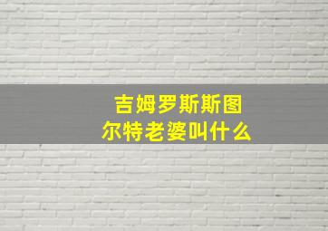 吉姆罗斯斯图尔特老婆叫什么