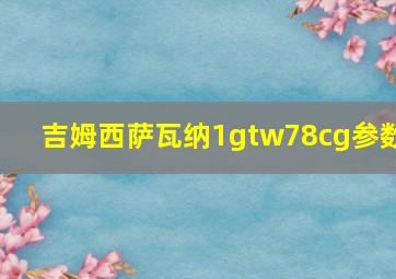 吉姆西萨瓦纳1gtw78cg参数