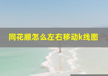 同花顺怎么左右移动k线图