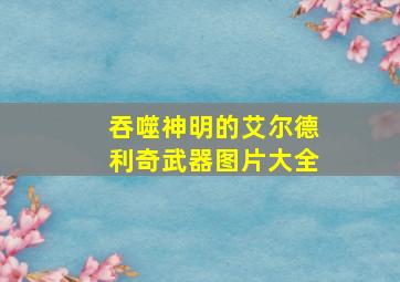 吞噬神明的艾尔德利奇武器图片大全