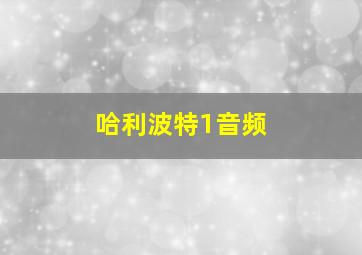 哈利波特1音频