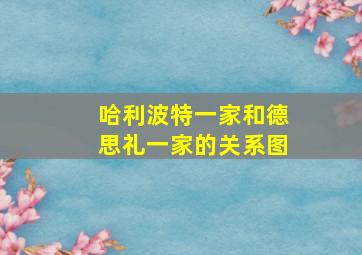 哈利波特一家和德思礼一家的关系图