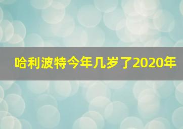 哈利波特今年几岁了2020年